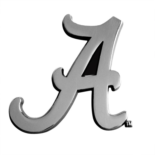 Alabama Crimson Tide Solid Metal 3-D Chrome Emblem 