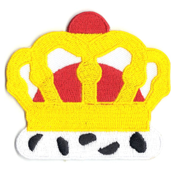 Kings Crown Iron On Patch 