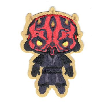 Star Wars The Phantom Menace Darth Maul Emoji Logo Iron on Patch 