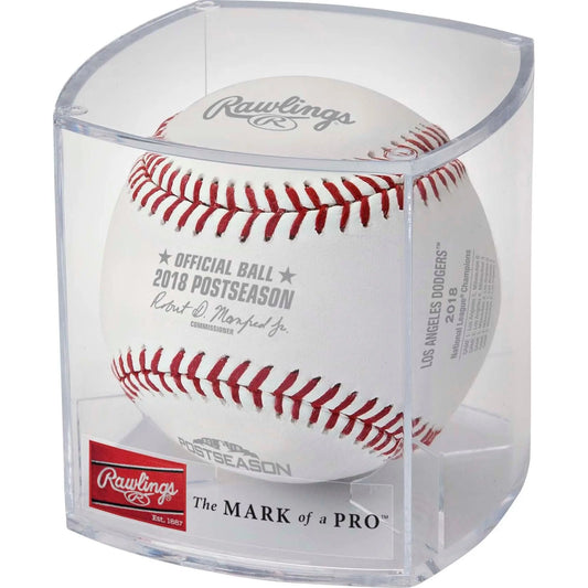 2018 Los Angeles Dodgers World Series NL Champions Baseball With UV Protected Case 