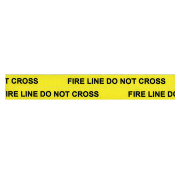 Fire Line Do Not Cross Warning Tape Iron On FotoPatch 