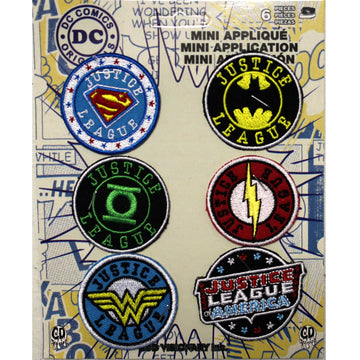 DC Comics Justice League Superhero Logos Iron on Patch 