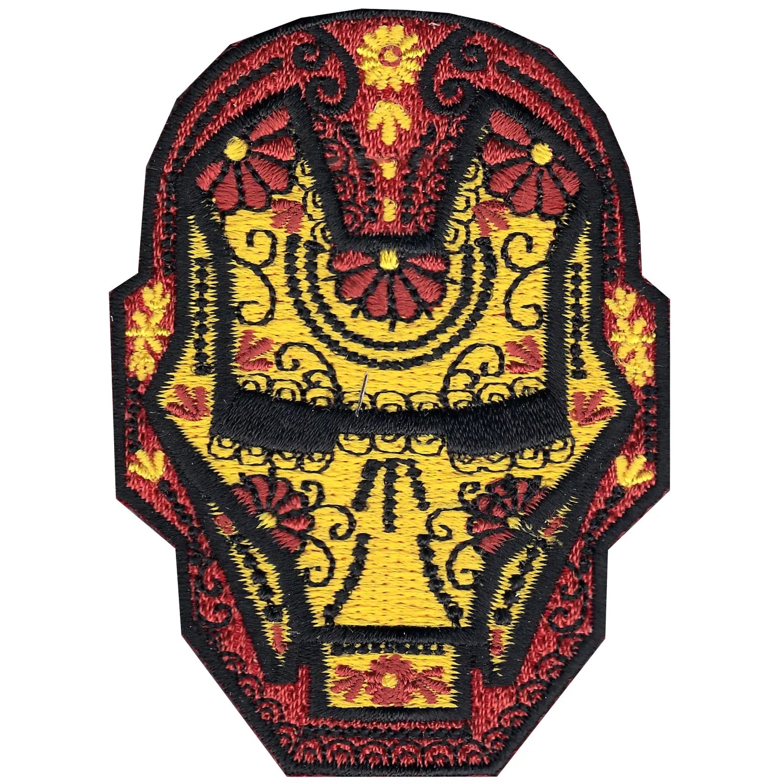 The Avengers Iron Man Helmet Iron on Patch (ALT) 