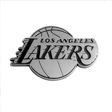 Los Angeles Lakers Auto Metal Emblem Chrome 