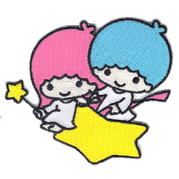 Hello Kitty Little Twin Stars Iron On Applique Patch 