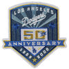 2008 Los Angeles Dodgers 50th Anniversary Season Jersey Sleeve Patch 