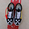 Vans Old Skool x OFF White Custom Handmade Shoes By Patch Collection 