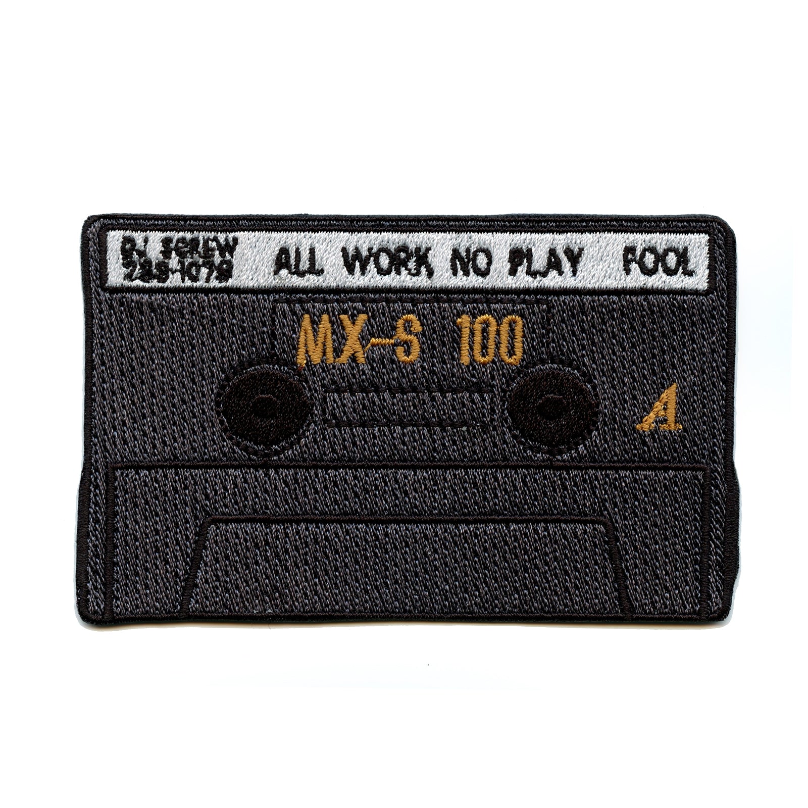 DJ Screw All Work No Play Mixtape Houston Iron On Patch 