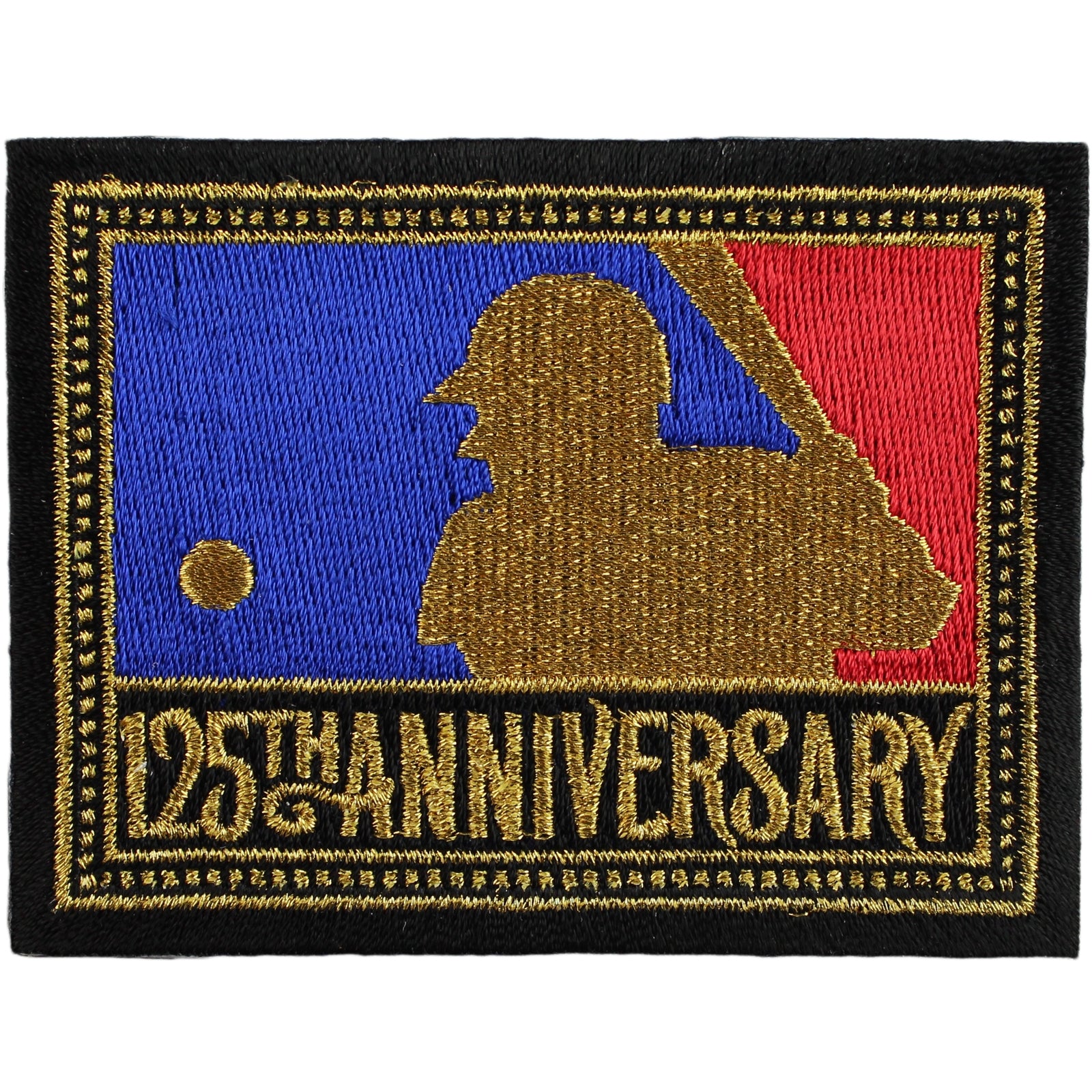 MLB Major League Baseball 125th Anniversary Patch 1994 