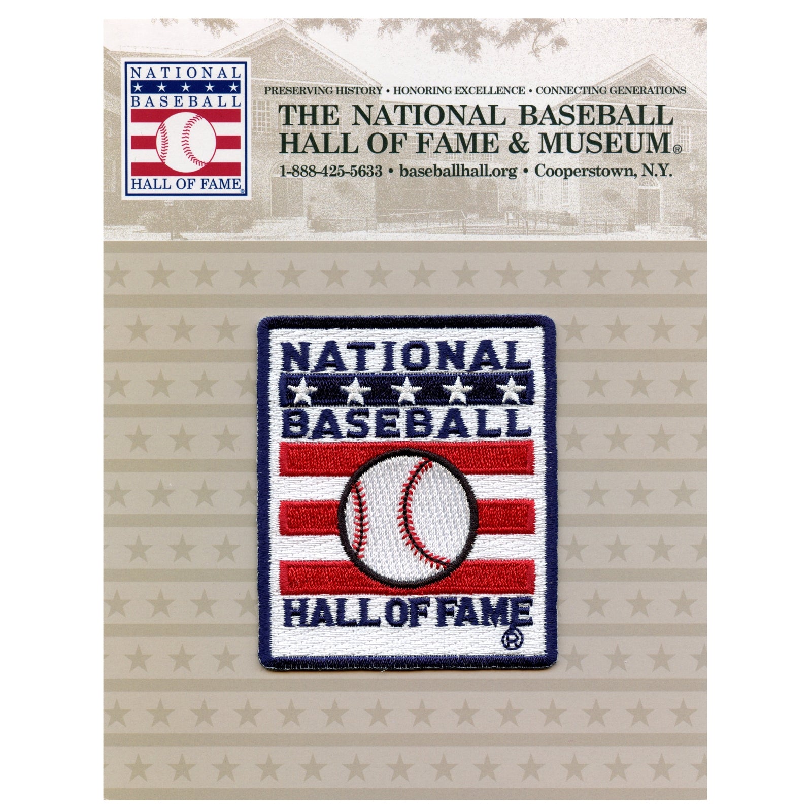 National Baseball Hall Of Fame Logo Patch 