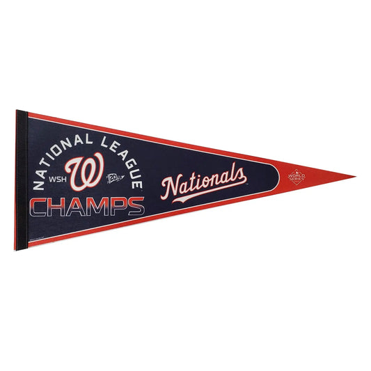 2019 National League Champions Classic Pennant 12" x 30" Washington Nationals 