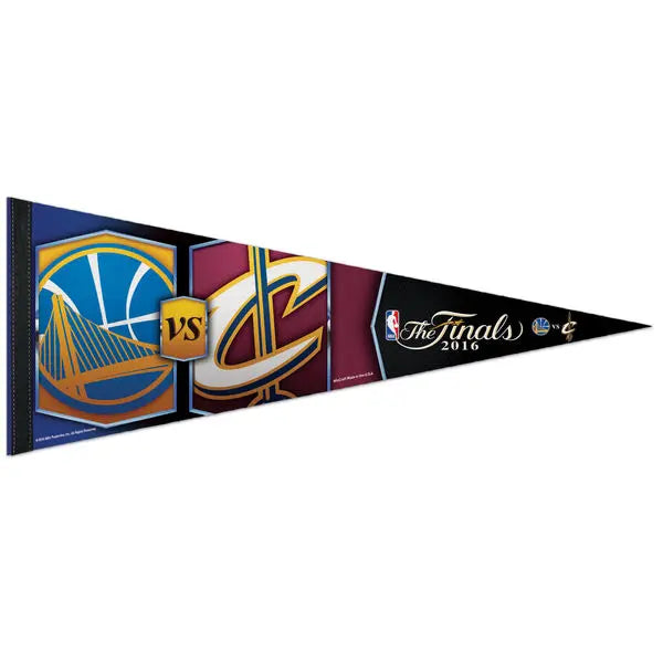 2016 NBA Finals Dueling Premium Pennant (Cleveland Cavaliers Vs Golden State Warriors 