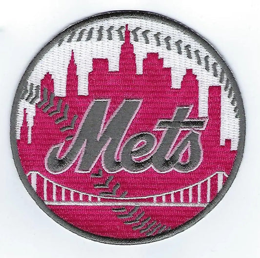 New York Mets Mothers Day Pink Sleeve Jersey Patch 