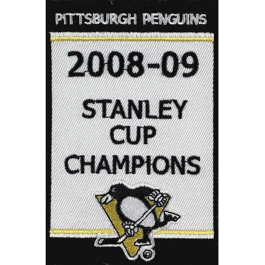 2009 Pittsburgh Penguins Stanley Cup Champions Championship Banner Jersey Patch 