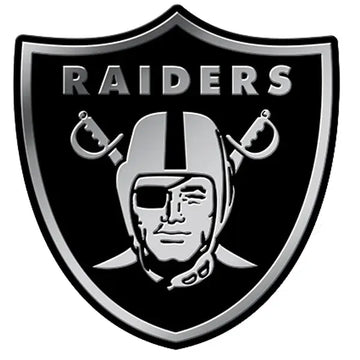 Las Vegas Raiders 3D Chrome Auto Emblem RICO 