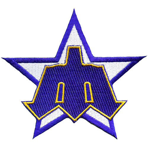 Seattle Mariners Retro Primary Team Logo Patch (1980 - 1986) 