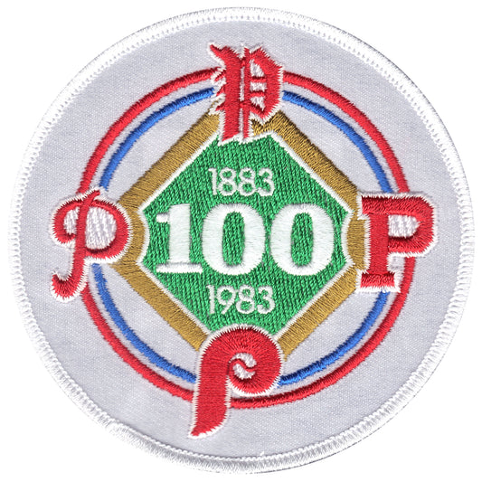 1983 Philadelphia Phillies 100th Anniversary Patch 