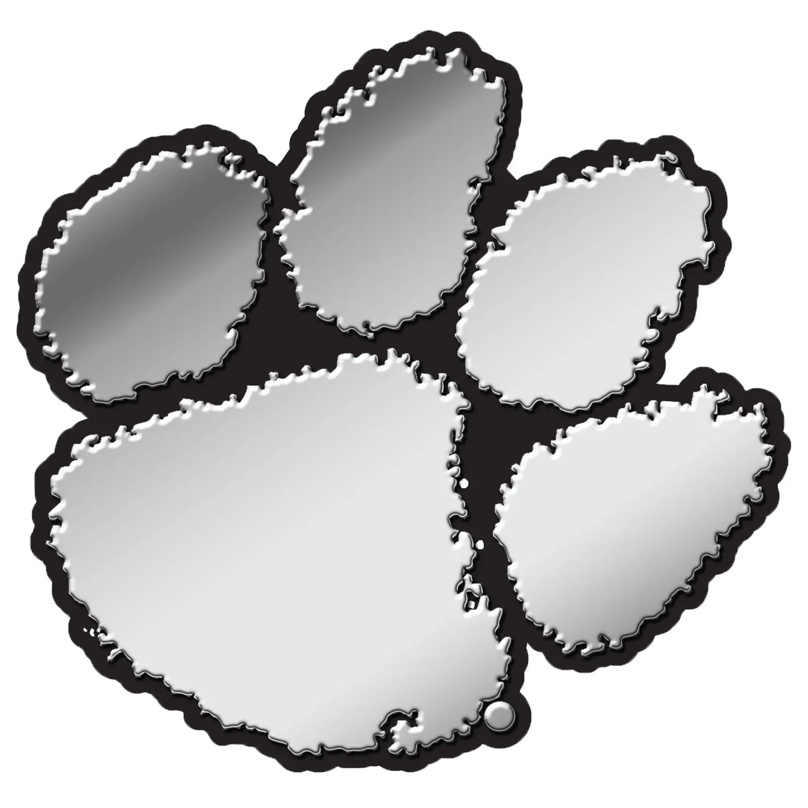 Clemson Tigers Chrome Finished Plastic Auto Emblem 