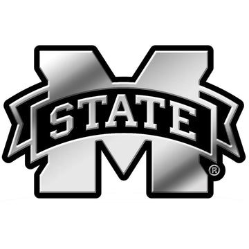 Mississippi State Bulldogs Car 3D Chrome Auto Emblem RICO 