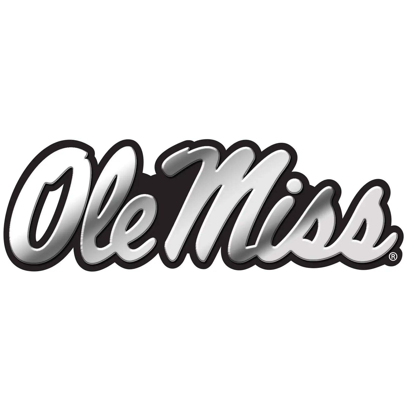 Mississippi Ole Miss Rebels Car 3D Chrome Auto Emblem RICO 