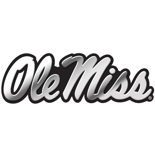 Mississippi Ole Miss Rebels Car 3D Chrome Auto Emblem RICO 