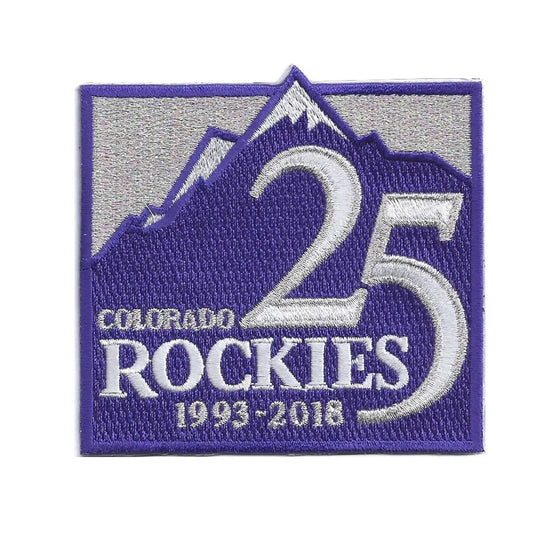 2018 1993 Colorado Rockies 25th Anniversary Logo Sleeve Patch 