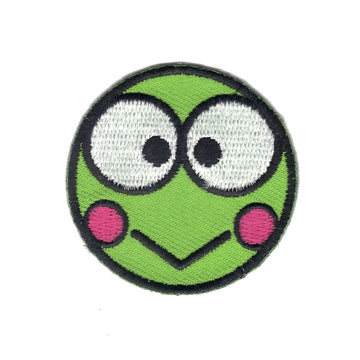 Hello Kitty Kero Kero Keroppi Iron On Applique Patch (Round) 