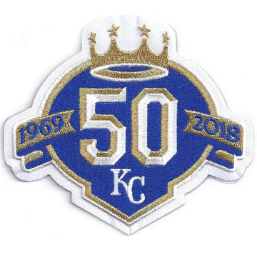 2018 Kansas City Royals 50th Anniversary Patch 