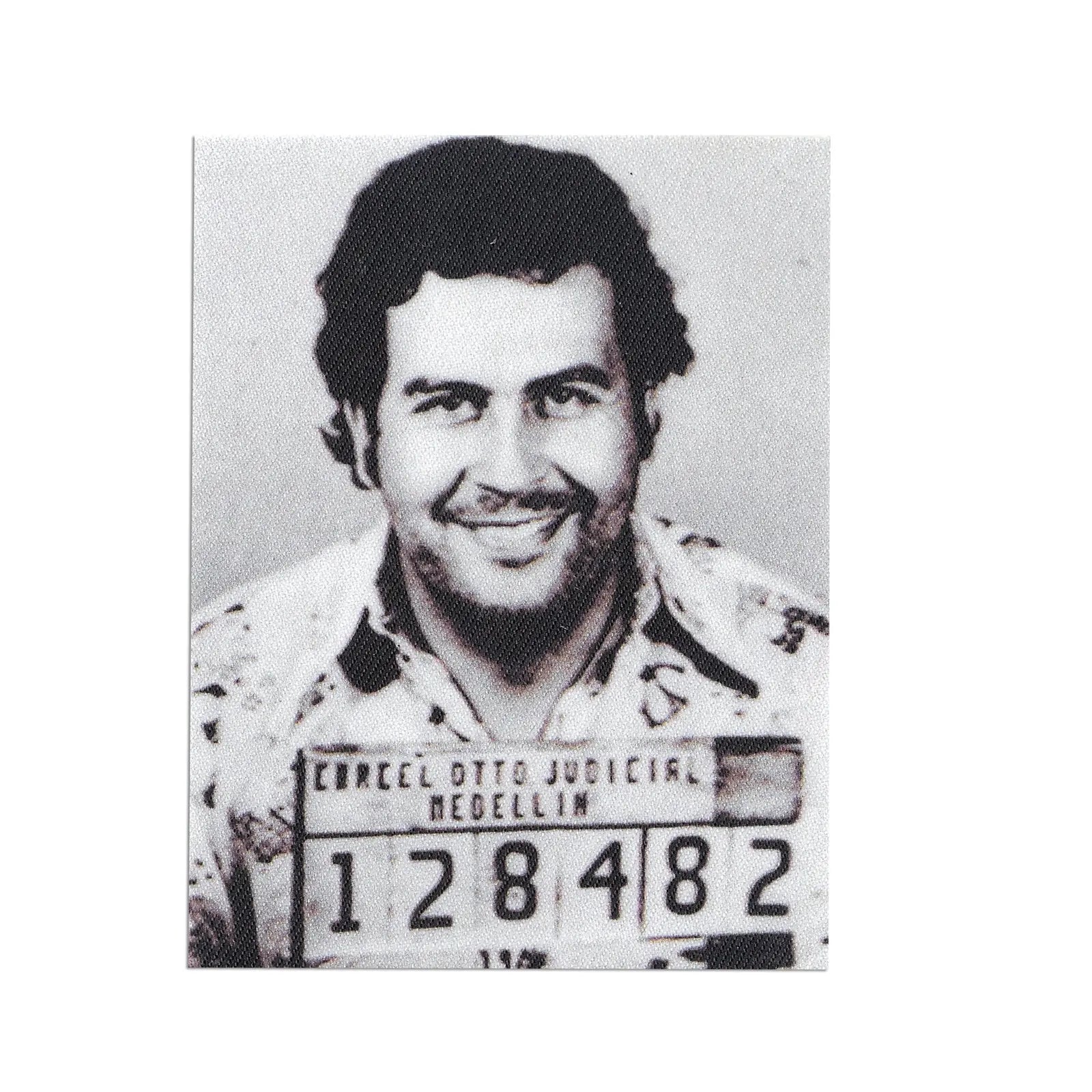 Pablo Escobar 128482 Mugshot Motif Iron on Patch 