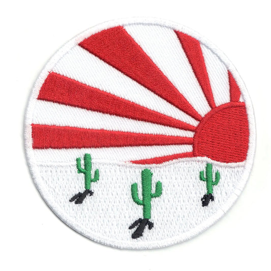 Rising Sun Iron On Patch 