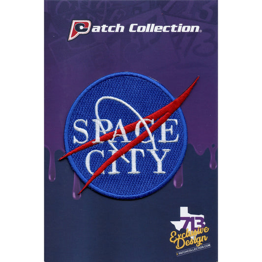 Space City Logo Iron On Patch 