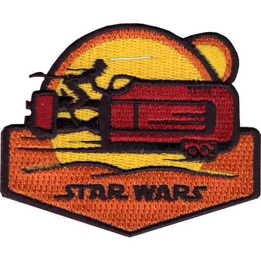 Star Wars Rey Speeder Bike Iron On Patch 