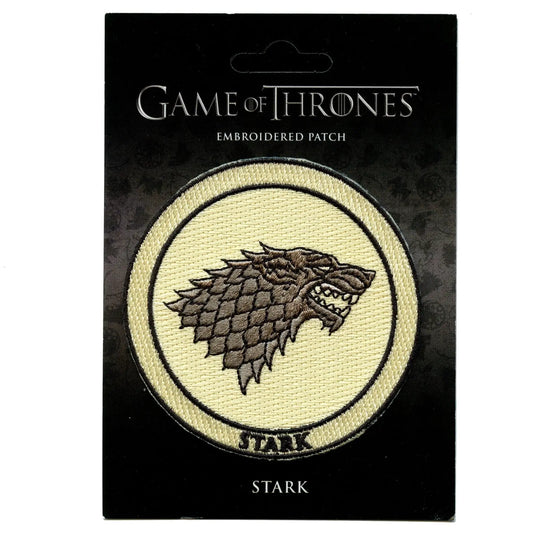 Official Game Of Thrones House Stark HBO Embroidered Patch 