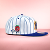 Strawberry Bubblegum Hat Patch Baseball Flavor Embroidered Iron On