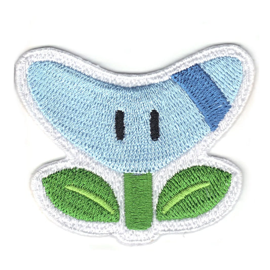 Nintendo Super Mario Game 3D Boomerang Flower Iron On Patch 