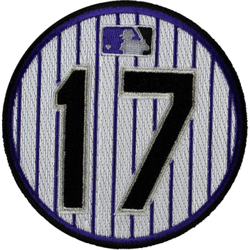 Todd Helton Colorado Rockies #17 Team Retirement Jersey Patch (2014) 