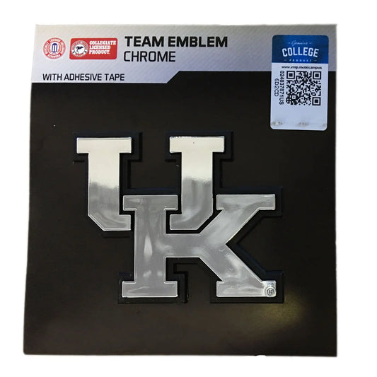 Kentucky Wildcats Car 3D Chrome Auto Emblem Team Promark 