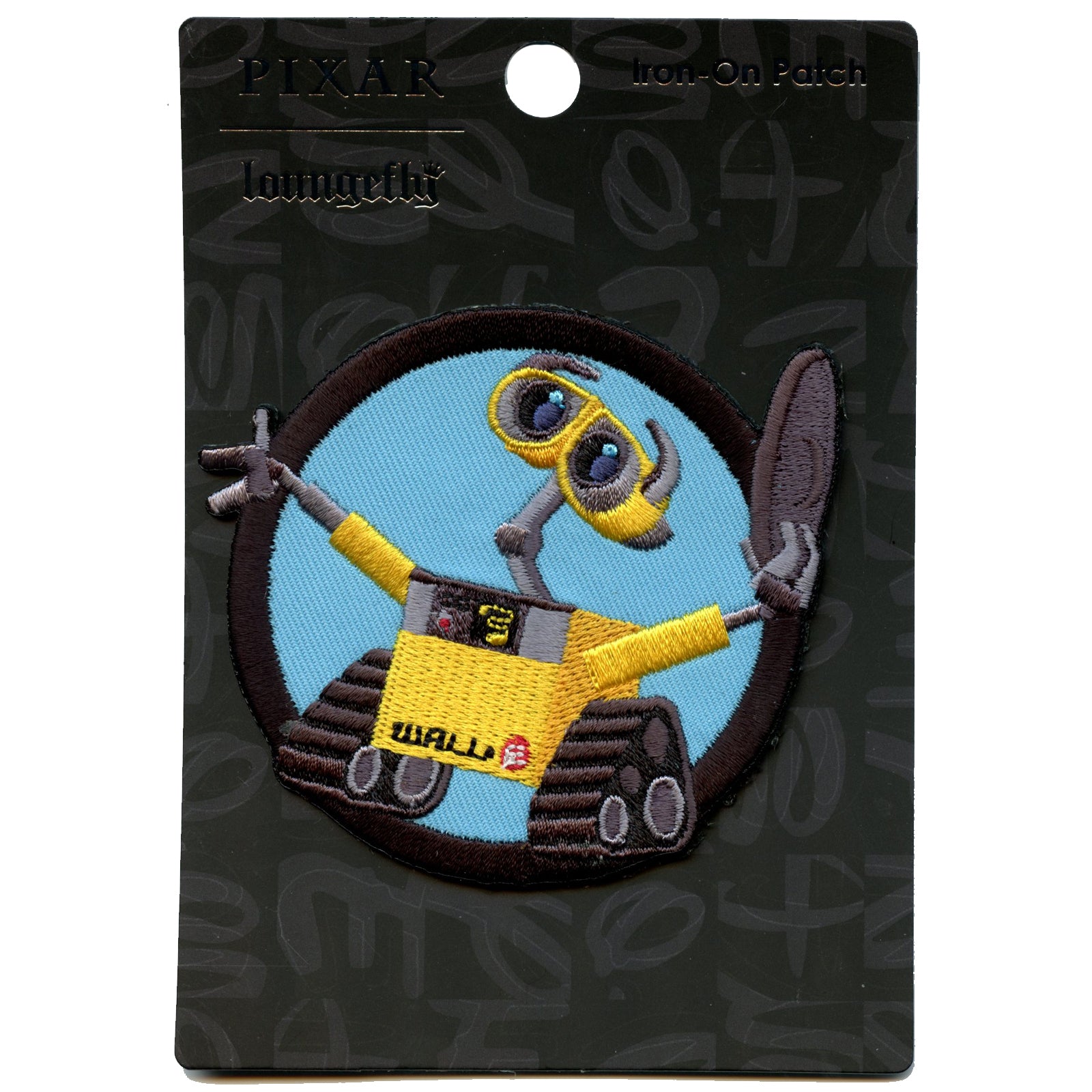 Official Wall-E Full Body Round Embroidered Iron On Patch 