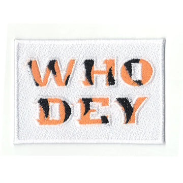 Cincinnati Ohio Football Parody Who Dey Iron On Patch 