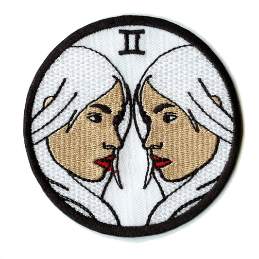 Gemini Zodiac Sign Iron On Patch 